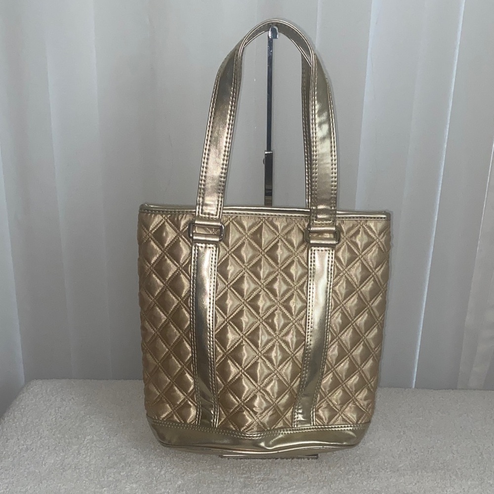 GUC Marc Jacobs Gold Quilted Tote Bag